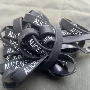 Silikonarmband- Alice In Rock